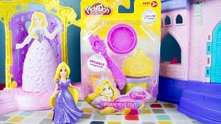 Disney Princess Play Doh Rapunzel Playset Sparkle Compound Tangled