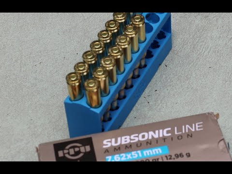 7.62x51mm, 200gr FMJ, Prvi Partizan, Subsonic