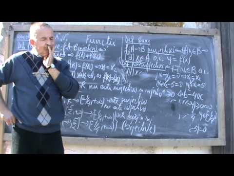 6/6 Bazele Matematicii: Lectia 9 - Analiza matematica - Functii - note introductive clasa 9-12