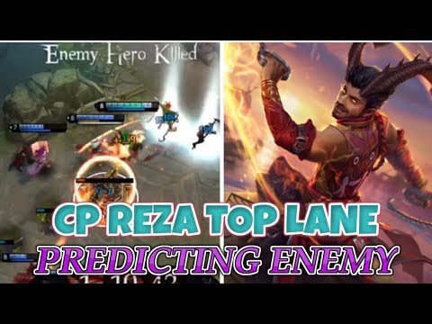 PREDICTING ENEMY ACTIONS AND MOVEMENTS CP REZA TOP LANE - VAINGLORY 5V5 TIPS AND TRICKS
