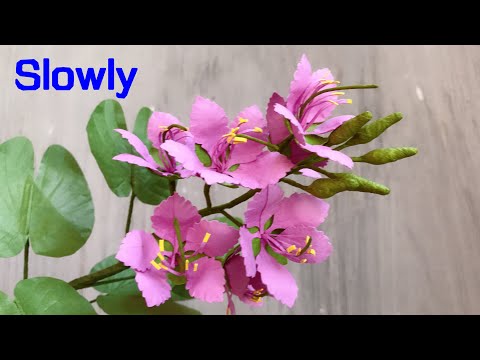 ABC TV | How To Make Butterfly Tree Paper Flower With Shape Punch (Slowly) - Craft Tutorial