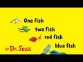 One Fish Two Fish Red Fish Blue Fish Dr Seuss App Review