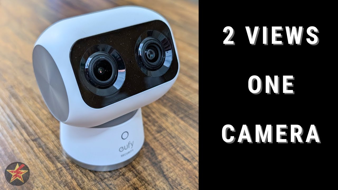 Miniatura da avaliação em vídeo de Câmera de Segurança Eufy S350 Wi-Fi 4K Câmera Dupla Zoom 8x