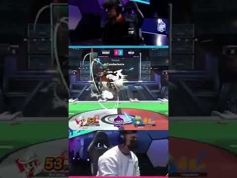 MKLEO getting COMBO'D... by a MARIO?!? #smashultimate #shorts #gaming