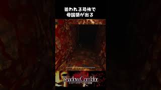 追われる恐怖で母国語が出る【影廊】#shorts #ゲーム実況 #ホラーゲーム #影廊 #ホラーゲーム実況プレイ