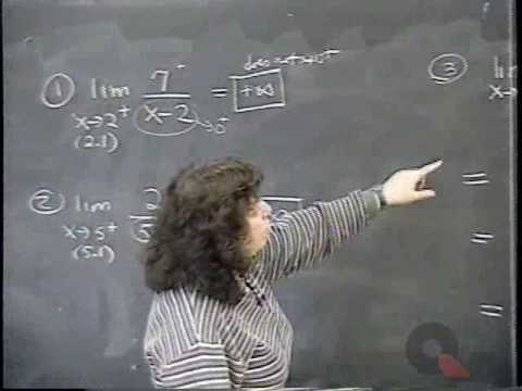 Calculus #11:  Limits and Infinity