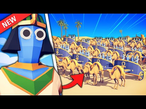 NEW TABS Egypt Faction CHARIOT ARMY vs ALL ARMIES - New Totally Accurate Battle Simulator Update