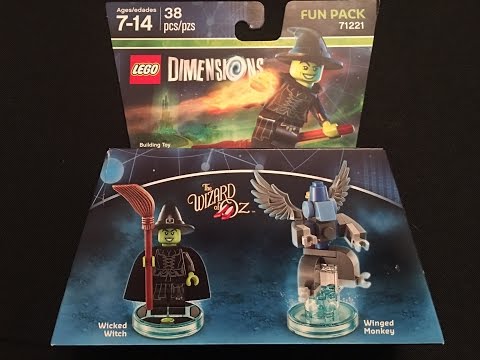 The Wizard Of Oz Wicked Witch Fun Pack Lego Dimensions Unboxing & Building