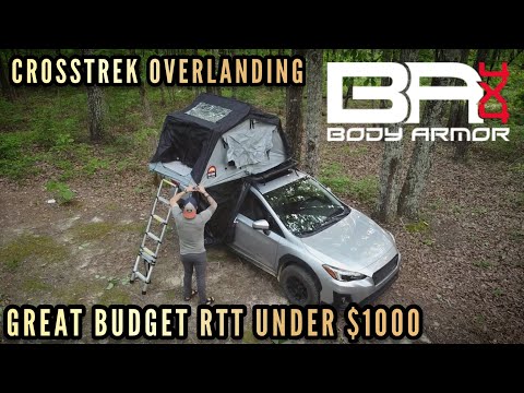 Body Armor 4x4 Pike 2 “Skyridge Series” Rooftop Tent First Impressions (Subaru Crosstrek)