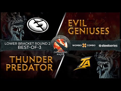 Evil Geniuses vs Thunder Predator Game 1 (BO3) l The Chongqing Major Playoffs