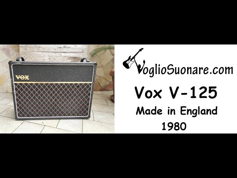 Vintage Vox Amplifier V125 Limited Made in England 1980