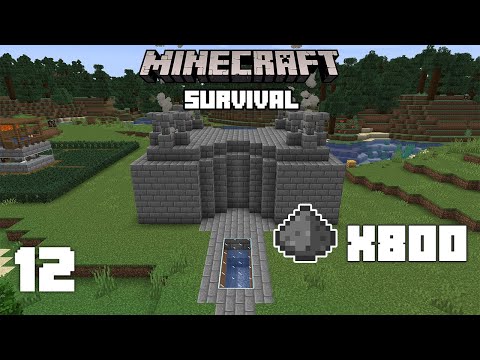Minecraft: Insane Auto Gunpowder Farm! - 1.17 Survival Let's play | Ep 12