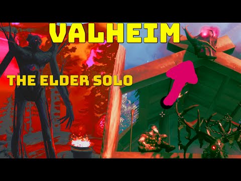 Valheim: THE ELDER !!! How to solo defeat the 2nd Boss