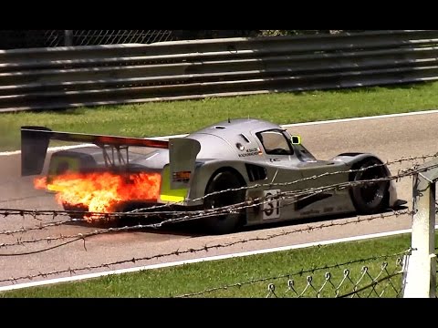 Group C Monsters unleashed on track - Amazing Sound & Flames!