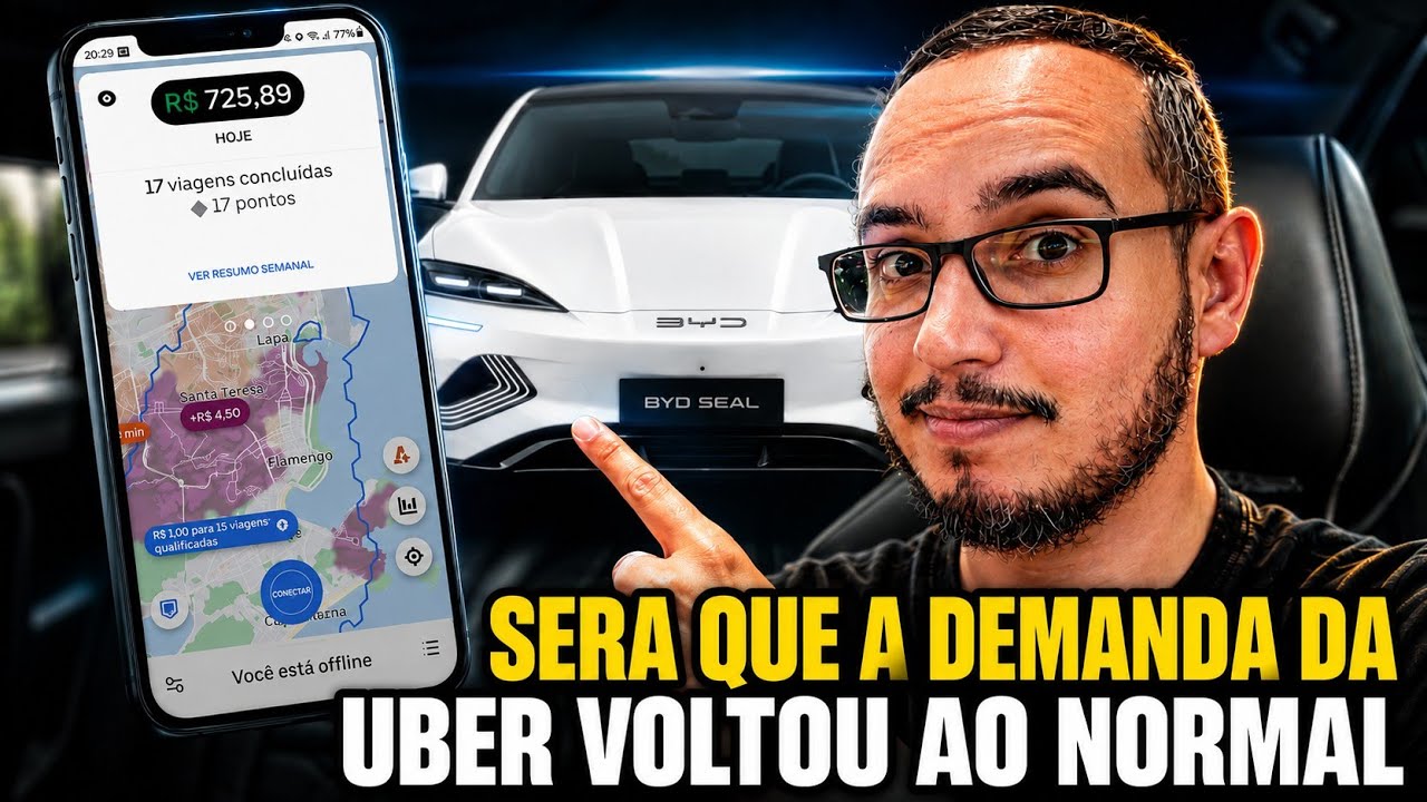 AGORA SIM! Fiz mais de R$700,00 trabalhando 11 horas na Uber e 99Pop