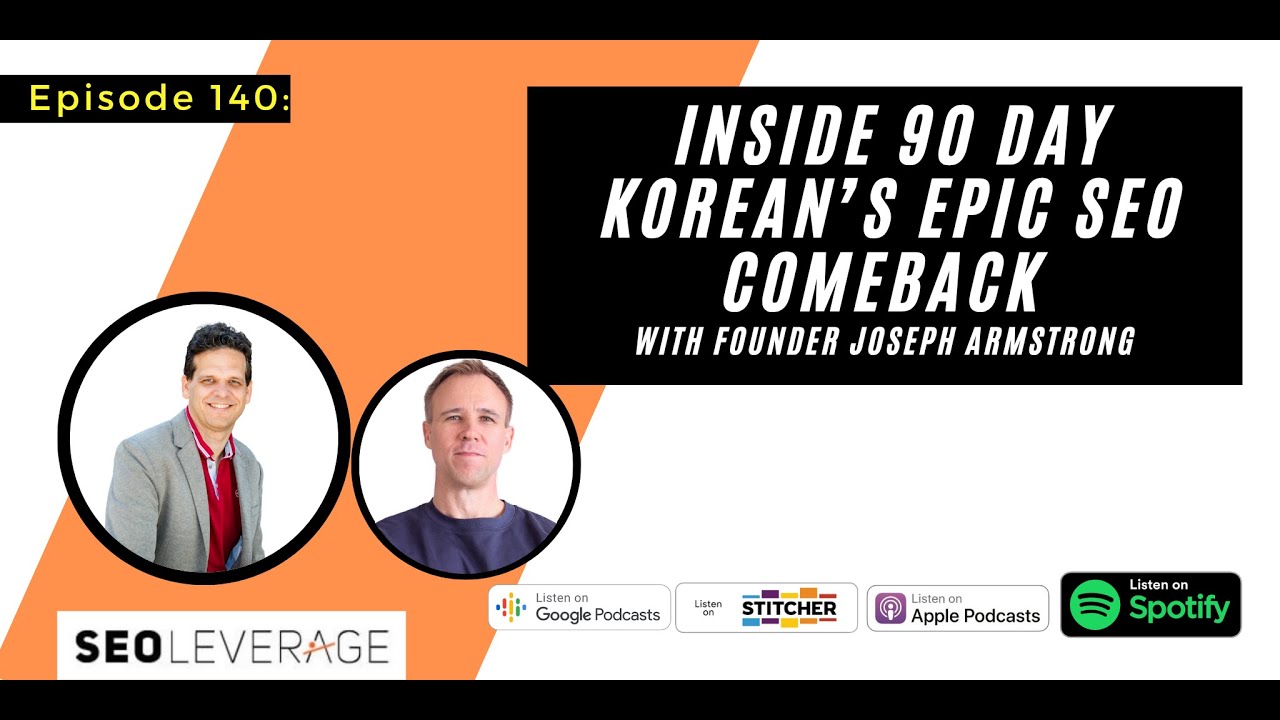 Inside 90 Day Korean's Epic SEO Comeback