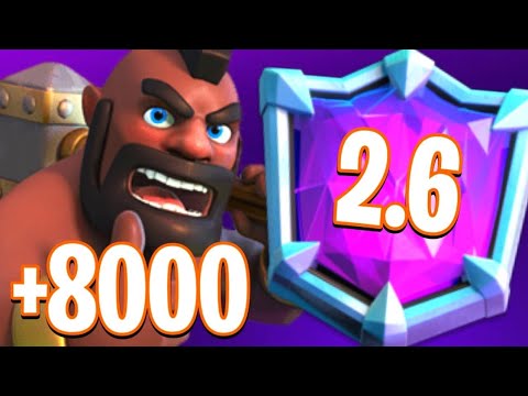 HOG 2.6 TOP LADDER 8000 TROPHIES - CLASH ROYALE