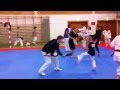 Frederik Training With Aaron Cook At Røra Olympic Taekwondo Camp