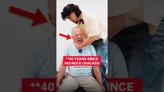 WHAT 40YRS STUCK SOUNDS LIKE‼️🤯 #chiropractic #backpain #neckpain #trending