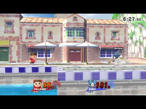 CW Feb'15 Smash 4 Singles - Loser's R8 - V (Villager) vs Nin*Rose (Sonic)