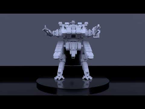 T 042 mech (grey render)