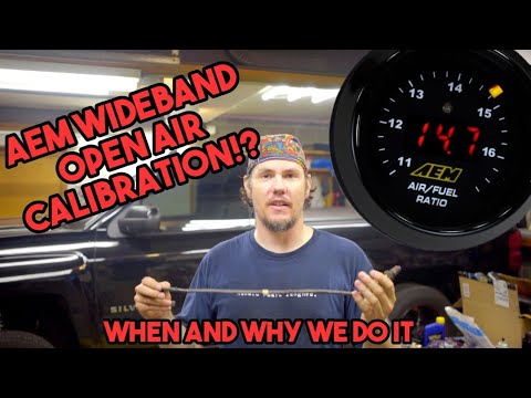 AEM Wideband Free Air Calibration, How To And Do You Need To Do It