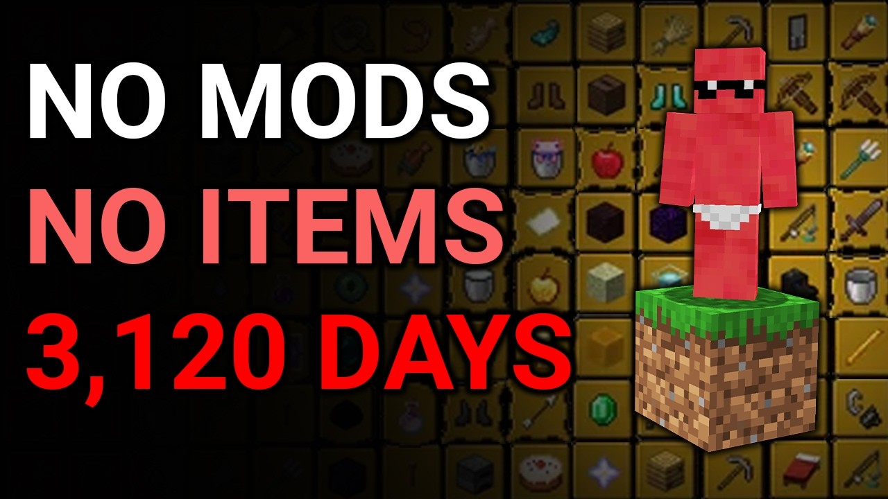 I Got Every Achievement From One Grass Block