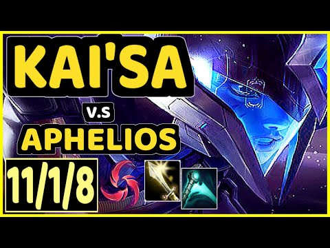 JESKLA (KAI'SA) vs APHELIOS - 11/1/8 KDA BOTTOM ADC CHALLENGER GAMEPLAY - EUW