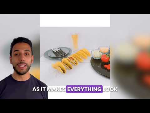 Acrylic Taco Holder Stand