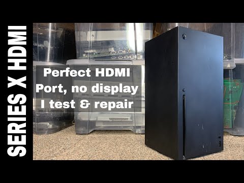 Xbox Series X with no HDMI output repair - No external damage to HDMI port!