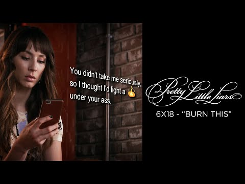 Pretty Little Liars - Spencer Tells Toby About 'A.D'/'A.D' Message - "Burn This" (6x18)