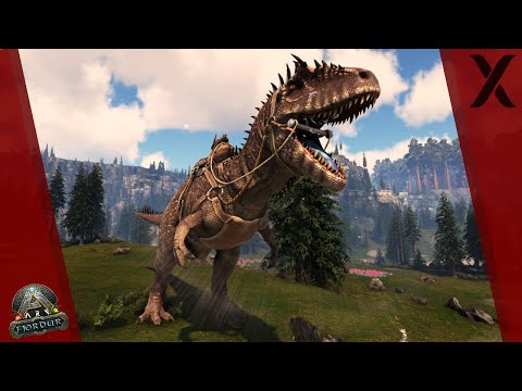TAMING MY FIRST EVER CARCHARODONTOSAURUS!!! - Ark Fjordur: The Boss Challenge