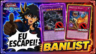A KONAMI PROIBIU TUDO NA BANLIST - YU-GI-OH Duel Links