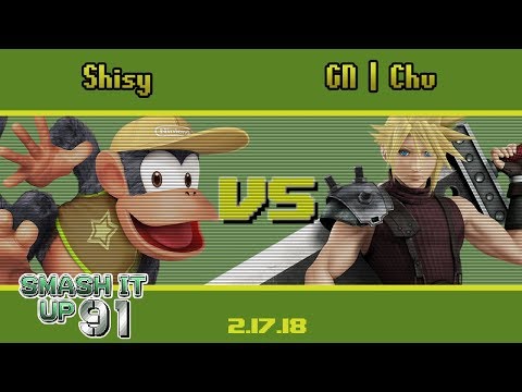 Shisy (Diddy Kong) vs GN | Chu (Cloud) - SIU 91 - Wii U