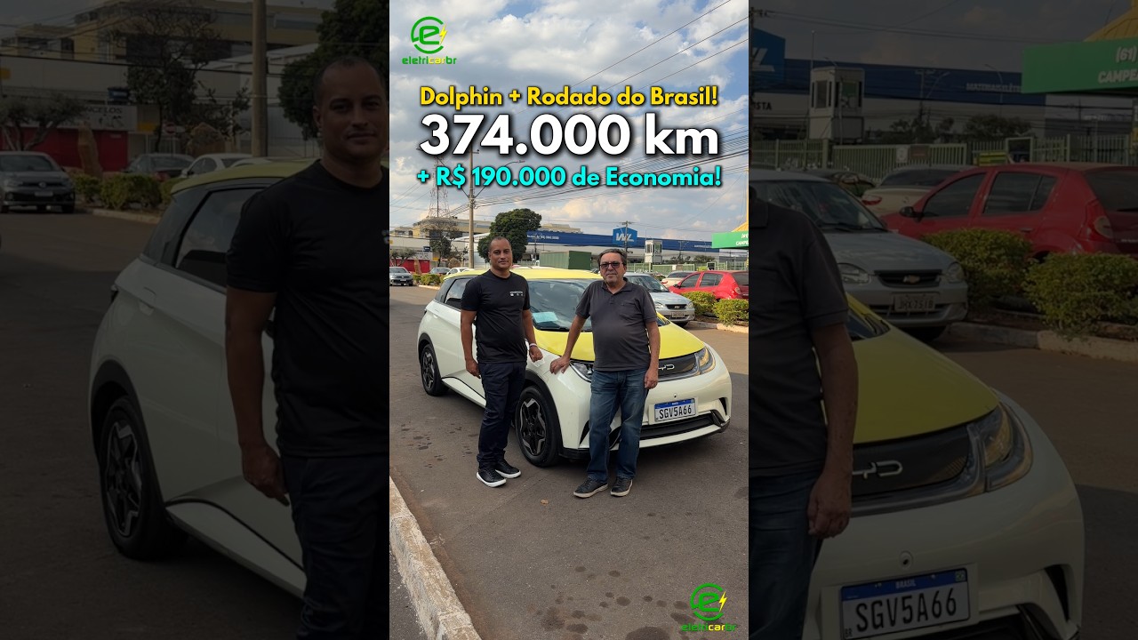 374.000 km Rodados de BYD Dolphin! Mais de R$ 190 Mil de Economia?⚡