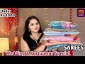Meesho Saree Haul Wedding Partywear Special Meesho Chiffon Saree Trending Saree Collection