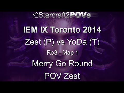 SC2 HotS - IEM IX Toronto 2014 - Zest vs YoDa - Ro8 - Map 1 - Merry Go Round - Zest