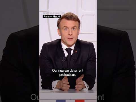 Macron to Open Talks on Using France's Nuclear Shield for Europe