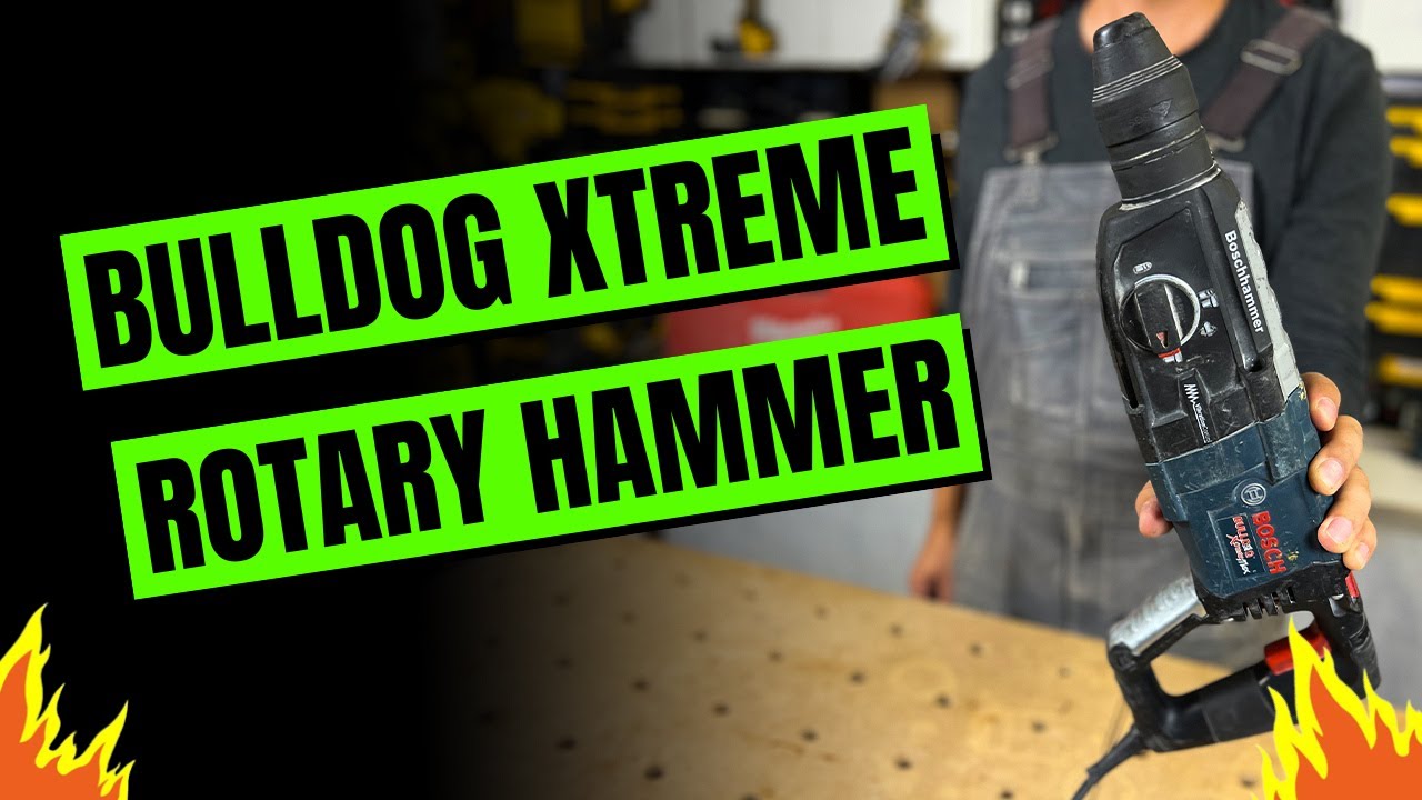 TIGHT AND COMPACT: BOSCH Bulldog Xtreme Max Rotary Hammer