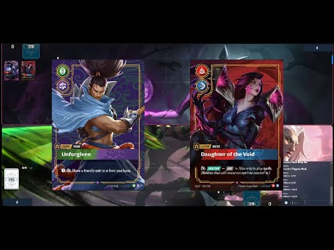 Riftbound Gameplay - Yasuo vs Kai'Sa