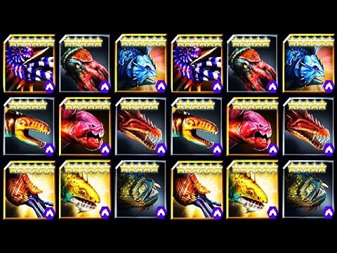 ALL MAX LEVEL 40 CAVE AQUATICS (JURASSIC WORLD)