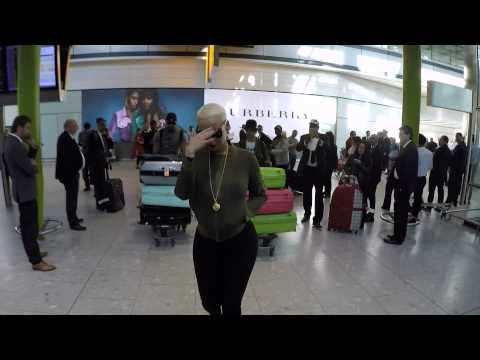 Amber Rose Arrives At London Heathrow Airport