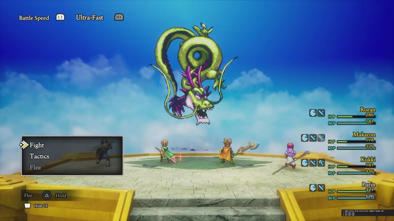 DRAGON QUEST II HD-2D Remake: Xenlon 2 Turn Kill