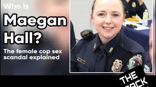 WHITE lady cop gets TRAIN RAN by BLACK fellow officers!! (Maegan Hall)