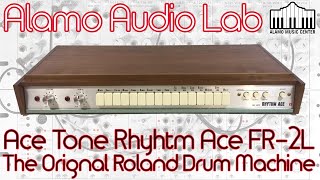 Video thumbnail for Ace Tone Rhythm Ace FR-2L - The Original Roland Analog Drum Machine by Alamo Music Sound Lab