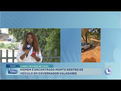 Carro crivado de tiros: Homem é encontrado morto dentro de veículo em GV.