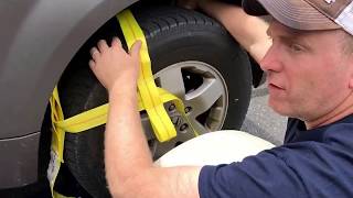 How to load a Master Tow dolly RV car trailer Call 717-507-2365