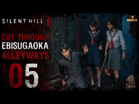 Silent Hill f Gameplay Cut Through the Alleyways Towards Ebisugaoka Middle School