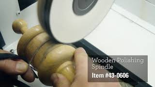 Chain Polish with a Wooden Polishing Spindle