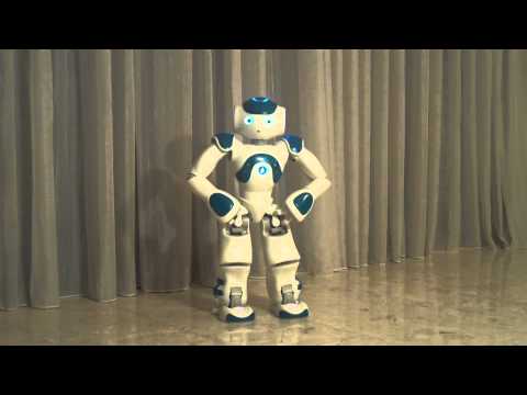 Andy, a NAO robot, dances Gangnam Style